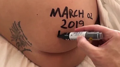 Johntronx - Fucked a Hot Russian Blonde and Signed Her Butt